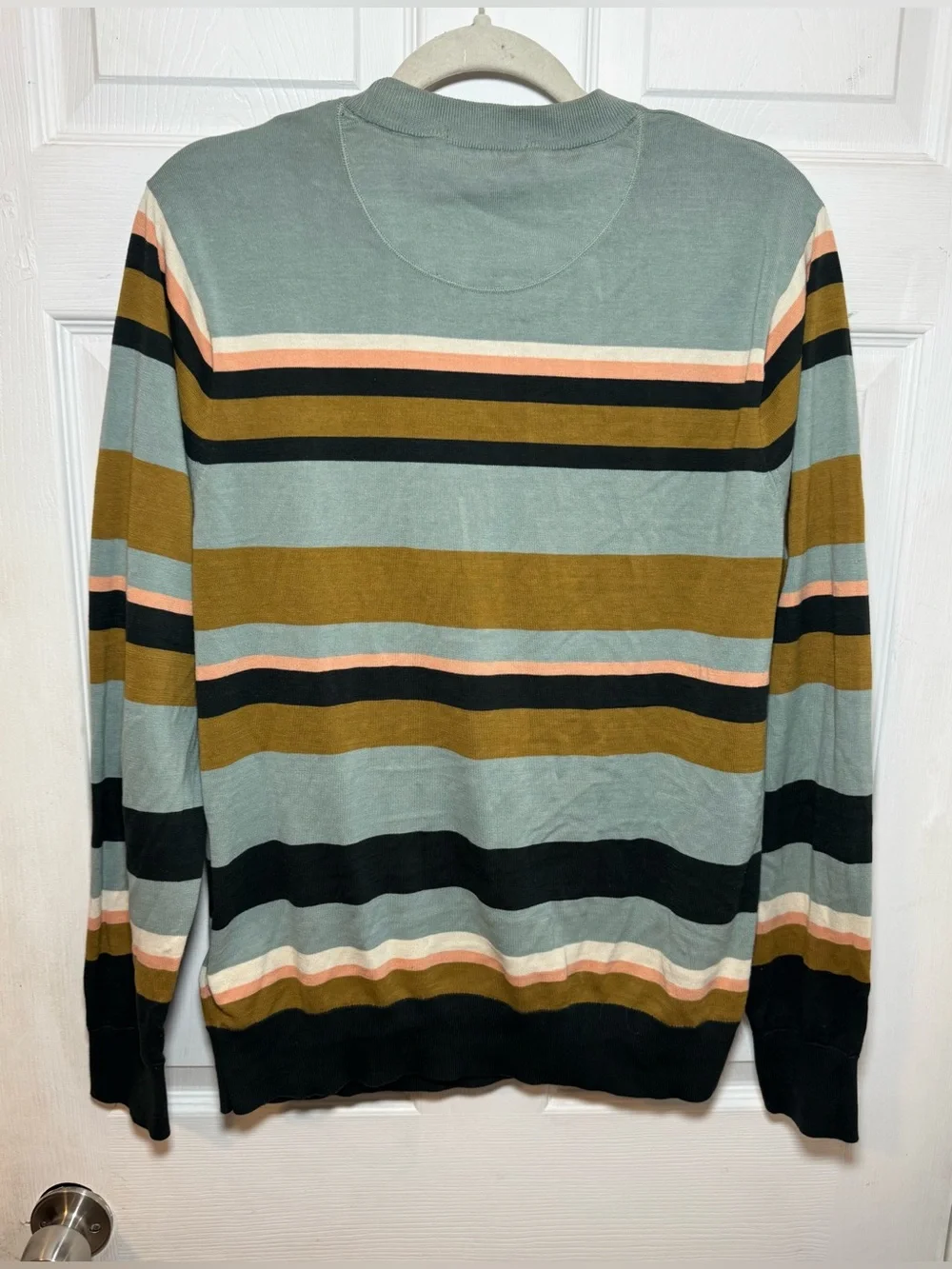 Scotch & Soda Striped Cotton Crewneck Sweater Men’s Large Casual Nautical